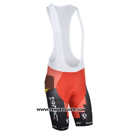 2014 Maillot Ciclismo BMC Rouge et Noir Manches Courtes et Cuissard